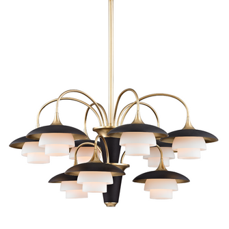 9 LIGHT CHANDELIER (57|1009-AGB)
