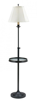 Club Adjustable Floor Lamp with Table (34|CL202-OB)