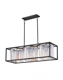Small Three Light Linear (87|4556BK)