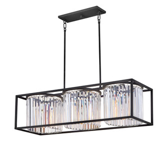 Small Three Light Linear (87|4556BK)
