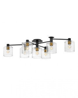 Large Adjustable Semi-flush Mount (87|4513BK)