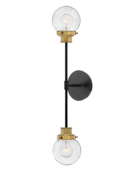 Large Two Light Sconce (87|40692BK)