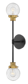 Large Two Light Sconce (87|40692BK)