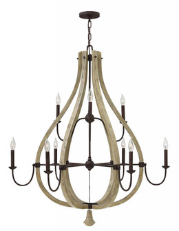 Large Open Frame Two Tier Chandelier (88|FR40578IRR)