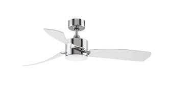 SculptAire 52 inch Indoor/Outdoor Ceiling Fan with LED Light Kit - Chrome with Clear blades (90|FP8511CH)