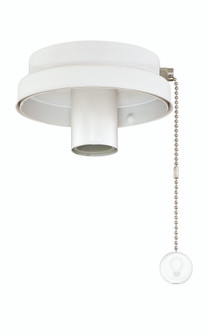 Ceiling Fan Low Profile Light Kit Fitter - Matt (90|F6MW)