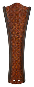 26'' CONCAVE CARVED BLADE W/WOVEN BAMBOO: WALNUT - SET (90|B6070WA)