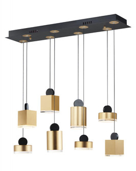Nob-Linear Pendant (94|E20867-75BKGLD)