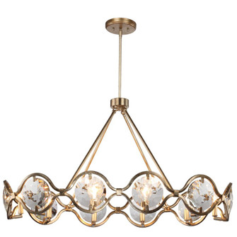 Quincy 40'' Distressed Twilight Linear Chandelier (205|QUI-7629-DT)