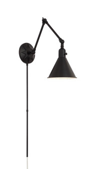 Morgan 7'' Matte Black Task Sconce (205|MOR-8801-MK)