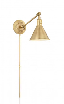 Morgan 7'' Aged Brass Task Sconce (205|MOR-8800-AG)