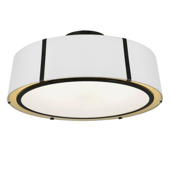 Fulton 6 Light Matte Black Semi Flush Mount (205|FUL-907-BK_CEILING)