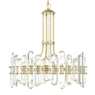 Bolton 8 Light Aged Brass Chandelier (205|BOL-8888-AG)