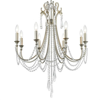 Arcadia 8 Light Antique Silver Chandelier (205|ARC-1908-SA-CL-MWP)