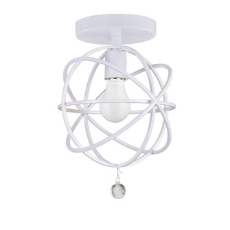 Solaris 9'' Wet White Semi Flush Mount (205|9220-WW_CEILING)