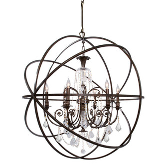 Solaris 40'' English Bronze Chandelier (205|9219-EB-CL-MWP)
