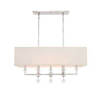 Paxton 38'' Polished Nickel Linear Chandelier (205|8109-PN)