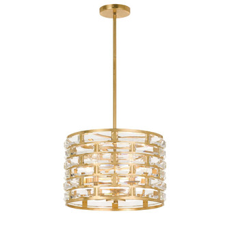 Meridian 15'' Antique Gold Pendant (205|MER-4865-GA)