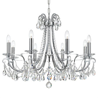 Othello 8 Light Spectra Crystal Polished Chrome Chandelier (205|6828-CH-CL-SAQ)