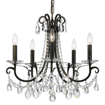 Othello 5 Light Clear Crystal English Bronze Chandelier (205|6825-EB-CL-MWP)