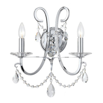 Othello 14'' Swarovski Spectra Crystal Polished Chrome Sconce (205|6822-CH-CL-SAQ)