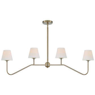 Keenan 48'' Vibrant Gold Linear Chandelier (205|KEE-A3004-VG)