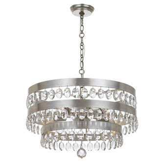 Perla 22'' Antique Silver Chandelier (205|6106-SA)