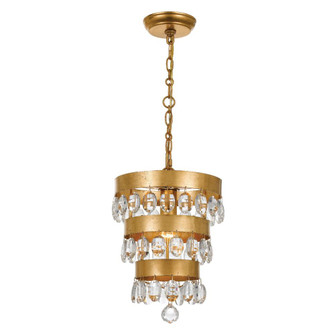 Perla 10'' Antique Gold Pendant (205|6103-GA)