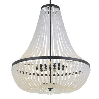 Rylee 8 Light Matte Black Chandelier (205|609-MK)