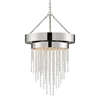 Clarksen 5 Light Polished Nickel Chandelier (205|CLA-A3205-PN-CL-MWP)