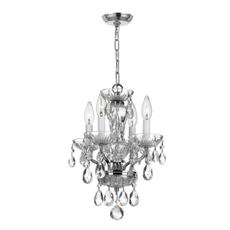 Welton 11'' Italian Crystal Polished Chrome Chandelier (205|5534-CH-CL-I)