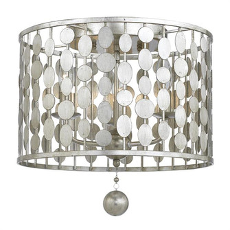 Layla 3 Light Antique Silver Ceiling Mount (205|544-SA)