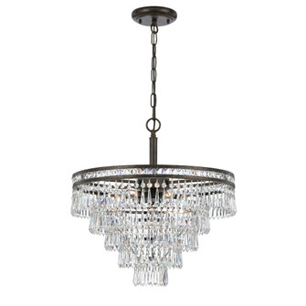 Mercer 20'' Hand Cut Crystal English Bronze Chandelier (205|5264-EB-CL-MWP)