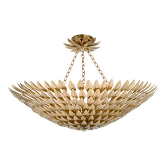 Broche 30'' Antique Gold Semi Flush Mount (205|519-GA_CEILING)