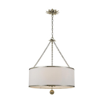 Broche 24'' Antique Silver Chandelier (205|518-SA)