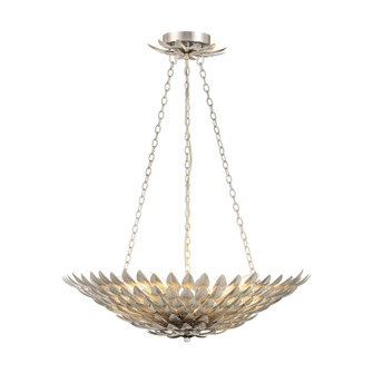 Broche 24.5'' Antique Silver Chandelier (205|517-SA)