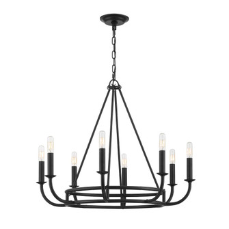 Bailey 28'' Matte Black Chandelier (205|BAI-A2108-MK)