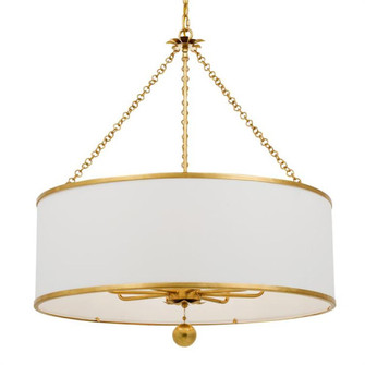 Broche 8 Light Antique Gold Chandelier (205|515-GA)