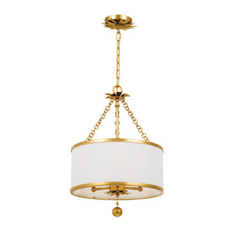 Broche 14'' Antique Gold Chandelier (205|513-GA)