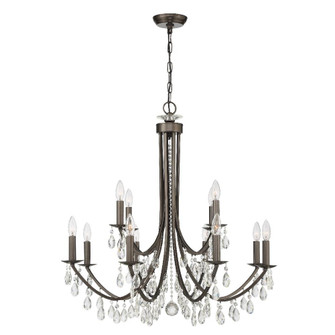 Bridgehampton 32'' Hand Cut Crystal Vibrant Bronze Chandelier (205|8829-VZ-CL-MWP)