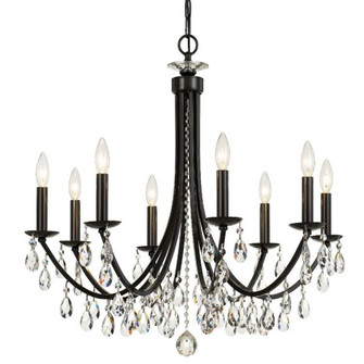 Bridgehampton 8 Light Hand Cut Crystal Vibrant Bronze Chandelier (205|8828-VZ-CL-MWP)