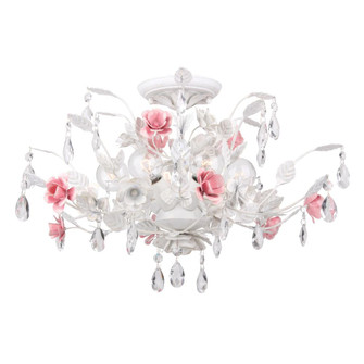 Lola 20'' Wet White Semi Flush Mount (205|4850-WW)