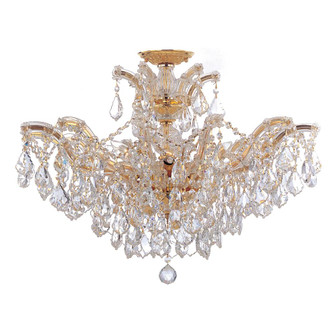 Maria Theresa 29'' Swarovski Strass Crystal Gold Semi Flush Mount (205|4439-GD-CL-S_CEILING)