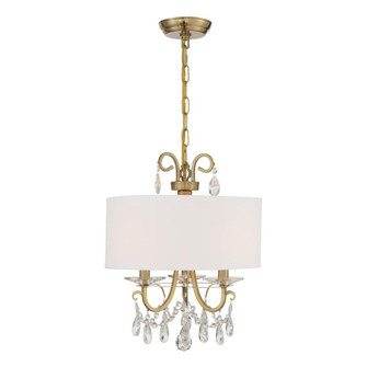 Othello 3 Light Spectra Crystal Vibrant Gold Mini Chandelier (205|6623-VG-CL-SAQ)
