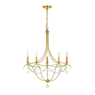 Metro 27.5'' Antique Gold Chandelier (205|425-GA)