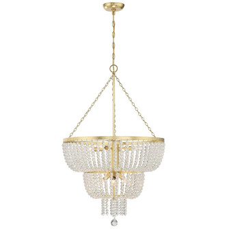 Rylee 24.75'' Antique Gold Chandelier (205|610-GA)