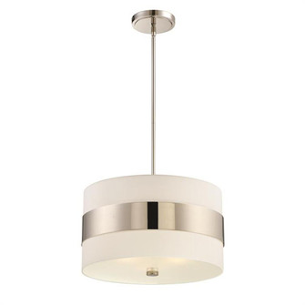 Libby Langdon for Crystorama Grayson 3 Light Polished Nickel Chandelier (205|295-PN)