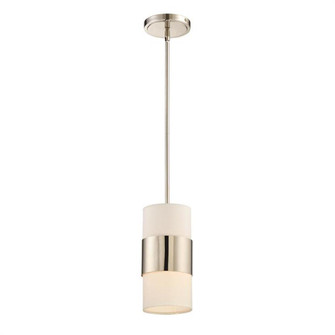 Libby Langdon Grayson 1 Light Polished Nickel Mini Pendant (205|290-PN)