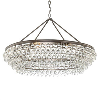 Calypso 8 Light Crystal Teardrop Vibrant Bronze Chandelier (205|278-VZ)