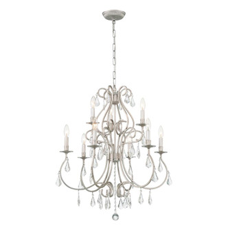 Ashton 25.5'' Swarovski Strass Crystal Olde Silver Chandelier (205|5019-OS-CL-S)